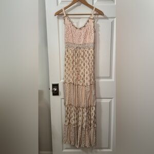 Ananta metallic maxi dress